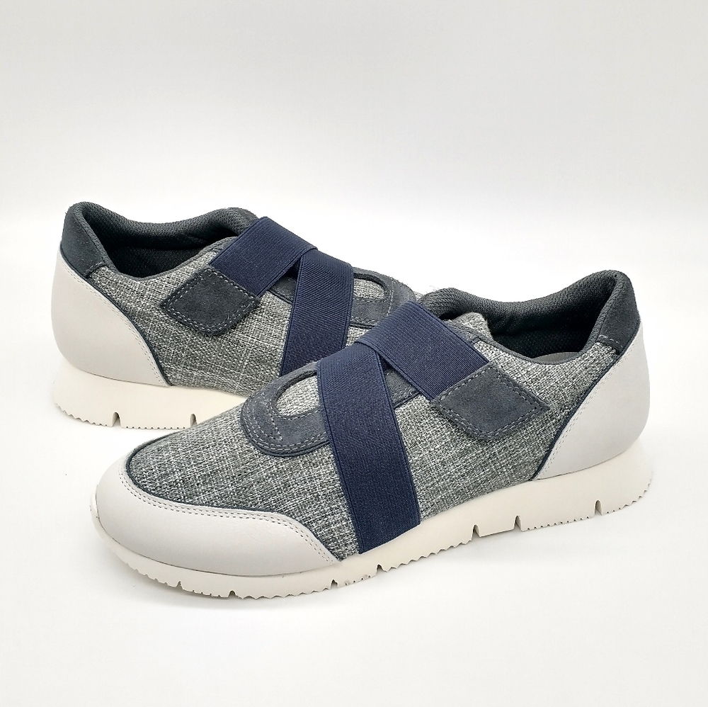 Kodiak Athleisure Cross Strap Laceless Denim Sneakers 8